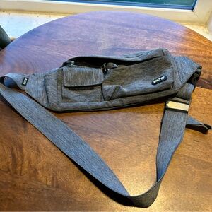 Grey fanny pack